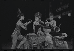 Jay Fox and unidentified others in the 1969 National tour of Cabaret