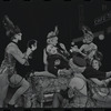 Jay Fox and unidentified others in the 1969 National tour of Cabaret
