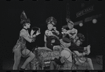 Jay Fox and unidentified others in the 1969 National tour of Cabaret