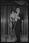 Tandy Cronyn and Jay Fox in the 1969 tour of the stage production Cabaret