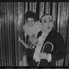 Tandy Cronyn and Jay Fox in the 1969 tour of the stage production Cabaret