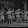 Tandy Cronyn, Franklin Kiser, Alexandra Damien, Wood Romoff [center] and unidentified others in the 1969 tour of the stage production Cabaret