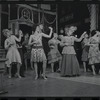 Tandy Cronyn, Franklin Kiser, Alexandra Damien, Wood Romoff [center] and unidentified others in the 1969 tour of the stage production Cabaret