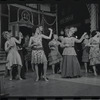 Tandy Cronyn, Franklin Kiser, Alexandra Damien, Wood Romoff [center] and unidentified others in the 1969 tour of the stage production Cabaret