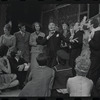 Alexandra Damien [left], Wood Romoff [center] and unidentified others in the 1969 tour of the stage production Cabaret