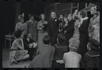 Alexandra Damien [left], Wood Romoff [center] and unidentified others in the 1969 tour of the stage production Cabaret
