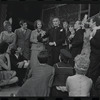 Alexandra Damien [left], Wood Romoff [center] and unidentified others in the 1969 tour of the stage production Cabaret