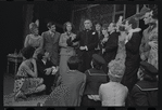 Alexandra Damien [left], Wood Romoff [center] and unidentified others in the 1969 tour of the stage production Cabaret