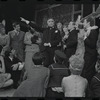 Alexandra Damien [left], Wood Romoff [center] and unidentified others in the 1969 tour of the stage production Cabaret