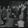 Alexandra Damien [left], Wood Romoff [center] and unidentified others in the 1969 tour of the stage production Cabaret