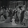 Alexandra Damien [left], Wood Romoff [center] and unidentified others in the 1969 tour of the stage production Cabaret