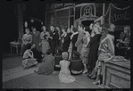 Alexandra Damien [left], Wood Romoff [center] and unidentified others in the 1969 tour of the stage production Cabaret