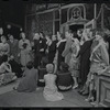 Alexandra Damien [left], Wood Romoff [center] and unidentified others in the 1969 tour of the stage production Cabaret