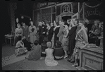 Alexandra Damien [left], Wood Romoff [center] and unidentified others in the 1969 tour of the stage production Cabaret