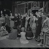Alexandra Damien [left], Wood Romoff [center] and unidentified others in the 1969 tour of the stage production Cabaret