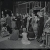 Alexandra Damien [left], Wood Romoff [center] and unidentified others in the 1969 tour of the stage production Cabaret