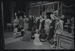 Alexandra Damien [left], Wood Romoff [center] and unidentified others in the 1969 tour of the stage production Cabaret