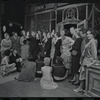 Alexandra Damien [left], Wood Romoff [center] and unidentified others in the 1969 tour of the stage production Cabaret