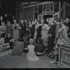 Alexandra Damien [left], Wood Romoff [center] and unidentified others in the 1969 tour of the stage production Cabaret