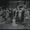 Alexandra Damien [left], Wood Romoff [center] and unidentified others in the 1969 tour of the stage production Cabaret