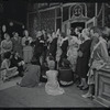 Alexandra Damien [left], Wood Romoff [center] and unidentified others in the 1969 tour of the stage production Cabaret