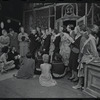 Alexandra Damien [left], Wood Romoff [center] and unidentified others in the 1969 tour of the stage production Cabaret