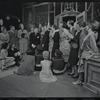 Wood Romoff [center] and unidentified others in the 1969 tour of the stage production Cabaret