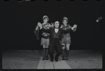 Jay Fox [center] and unidentified others in the 1969 tour of the stage production Cabaret