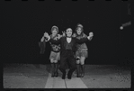 Jay Fox [center] and unidentified others in the 1969 tour of the stage production Cabaret