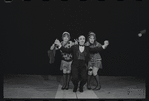 Jay Fox [center] and unidentified others in the 1969 tour of the stage production Cabaret