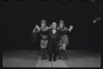 Jay Fox [center] and unidentified others in the 1969 tour of Cabaret