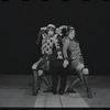 Jay Fox [center] and unidentified others in the 1969 tour of Cabaret