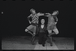 Jay Fox [center] and unidentified others in the 1969 tour of Cabaret
