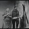 Dolores Wilson and Luther Adler in the touring stage production Fiddler on the Roof