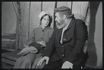 Paul Lipson and unidentified in the stage production Fiddler on the Roof