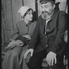 Paul Lipson and unidentified in the stage production Fiddler on the Roof