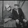 Paul Lipson and unidentified in the stage production Fiddler on the Roof