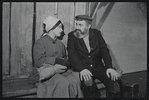 Paul Lipson and unidentified in the stage production Fiddler on the Roof