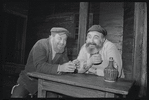 Luther Adler and Paul Lipson in the touring stage production Fiddler on the Roof