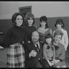 Felice Camargo, Kelly Wood, Royce Lenelle, Renee Tetro, Luther Adler, Maureen Polye and Dolores Wilson in publicity for the touring stage production Fiddler on the Roof