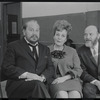 Luther Adler, Dolores Wilson and Paul Marin in publicity for the touring stage production Fiddler on the Roof