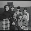 Felice Camargo, Kelly Wood, Royce Lenelle, Renee Tetro, Luther Adler, Maureen Polye and Dolores Wilson in publicity for the touring stage production Fiddler on the Roof