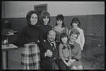 Felice Camargo, Kelly Wood, Royce Lenelle, Renee Tetro, Luther Adler, Maureen Polye and Dolores Wilson in publicity for the touring stage production Fiddler on the Roof