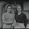 Felice Camargo and unidentified in the stage production Fiddler on the Roof