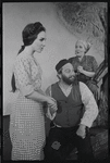 Felice Camargo, Luther Adler and Dolores Wilson in the stage production Fiddler on the Roof