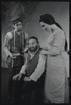 David Garfield, Luther Adler and Felice Camargo in the stage production Fiddler on the Roof