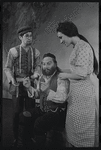 David Garfield, Luther Adler and Felice Camargo in the stage production Fiddler on the Roof