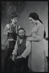 David Garfield, Luther Adler and Felice Camargo in the stage production Fiddler on the Roof