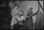 Felice Camargo, Luther Adler and Dolores Wilson in the stage production Fiddler on the Roof