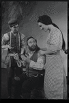 David Garfield, Luther Adler and Felice Camargo in the stage production Fiddler on the Roof